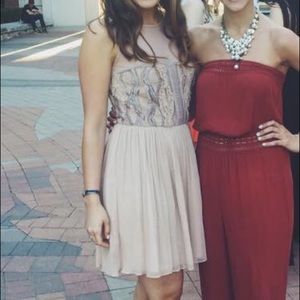 Nicole Miller pink dresss